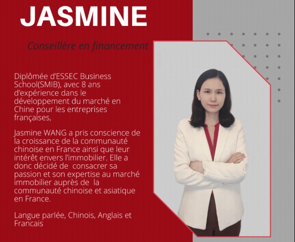 Jasmine Wang Conseillère en financement immobilier MIOBSP